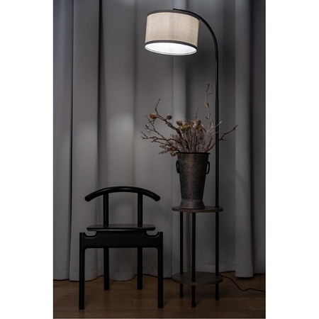 Торшер Arte Lamp COMBO A4055PN-1BK - фото