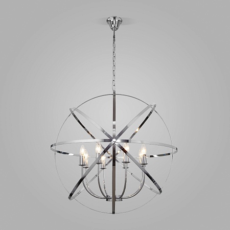 Подвесной светильник Eurosvet 60139/8 хром - фото