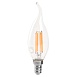 Лампа светодиодная Feron LB-718 Свеча на ветру E14 15W 230V 6400K - фото