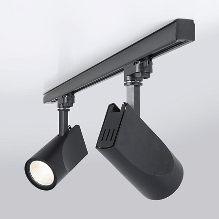 Трековый светодиодный светильник для трехфазного шинопровода Vista черный 32W 3300K (1 шт.) LTB15 - фото