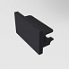Заглушка торцевая 1шт Unity накладной черный - фото