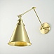 Бра Gloce Cone Shade Loft Industrial Metal Tall Gold Imperiumloft 74698-22 - фото