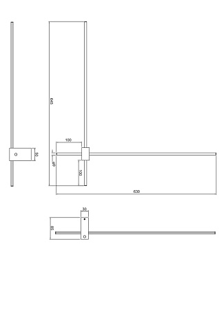 Настенный светильник (бра) Technical C070WL-L12GB3K - фото