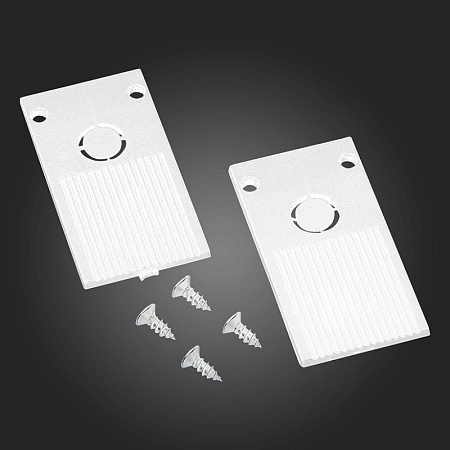 Заглушка к магнитному шинопроводу (2шт) ST-Luce Белый ST005.569.00 - фото