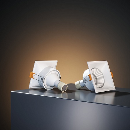 Светильник встраиваемый Punto белый 25017/01 Elektrostandard - фото