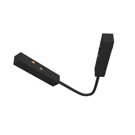 Коннектор питания угловой 15см Exility черный - фото