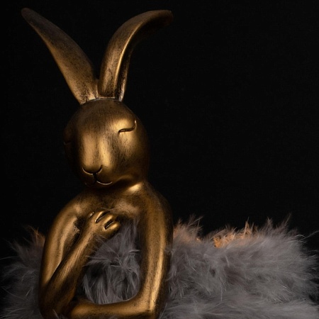 10315/A Grey fluff Настольная лампа LOFT IT Lapine - фото