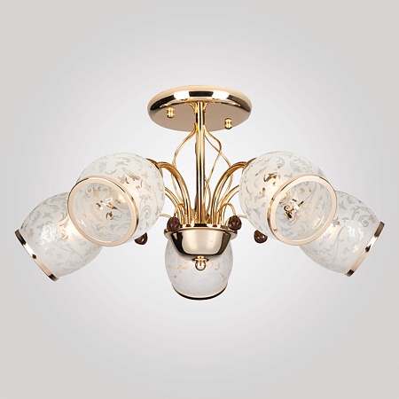 Потолочный светильник Eurosvet 30026/5 золото - фото