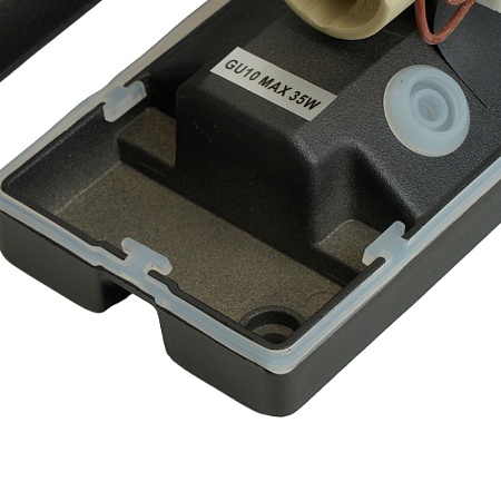 Светильник садово-парковый Feron DH015, на стену, 2*GU10 230V, черный - фото