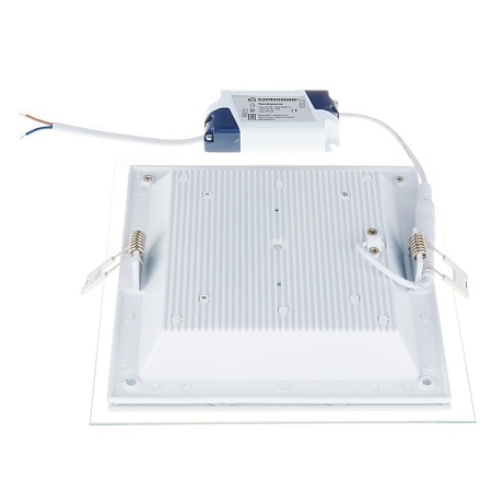 Встраиваемый потолочный светодиодный светильник DLKS200 18W 4200K белый - фото