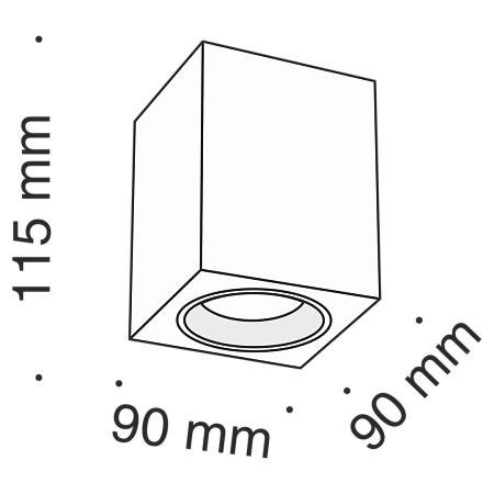 Потолочный светильник Technical Slim C013CL-01W - фото