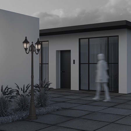 Садово-парковый светильник Outdoor Goiri O028FL-03BZ - фото