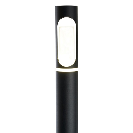 Светильник садово-парковый Feron DH1106, 15W, GU10, 230V, черный (столб) - фото