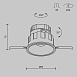 Встраиваемый светильник Technical Wise DL057-10W3K-B - фото