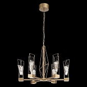 Люстра подвесная ST-Luce Матовое золото/Матовое золото, Прозрачный LED 6*8W 4000K SL815.203.06