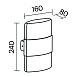 Настенный светильник (бра) Outdoor Rom O442WL-L12GF3K - фото