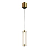 Светильник подвесной ST-Luce Латунь/Прозрачный LED 1*8W 4000K SL6224.303.01