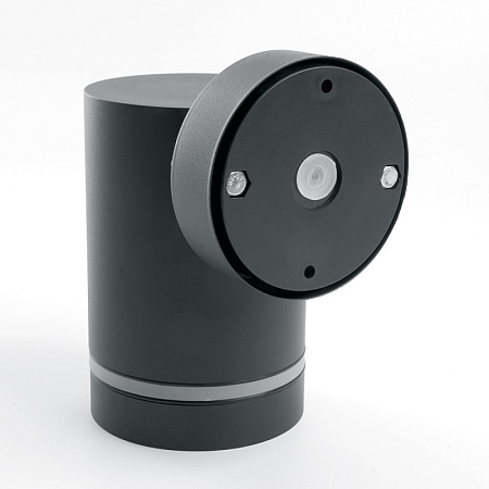 Светильник садово-парковый Feron DH1001, на стену,  GX53, 230V, черный - фото