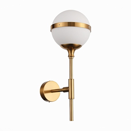 Светильник настенный ST-Luce Бронза/Белый E14 1*40W SL1157.301.01 - фото