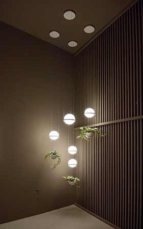 Подвесной Светильник Palma Wall Lamp 2 Шара Imperiumloft 168490-22 - фото