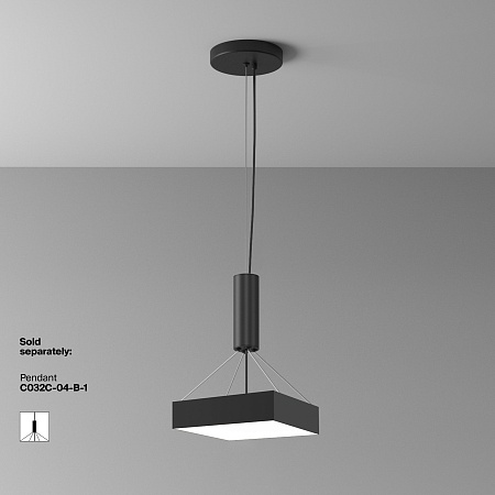 Потолочный светильник Technical Zon C032CL-36W4K-SQ-B - фото