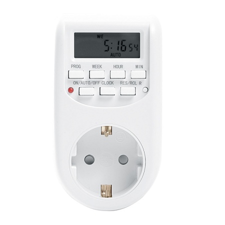 Розетка с таймером Feron TM26 недельная электронная мощность 2300W/10A - фото