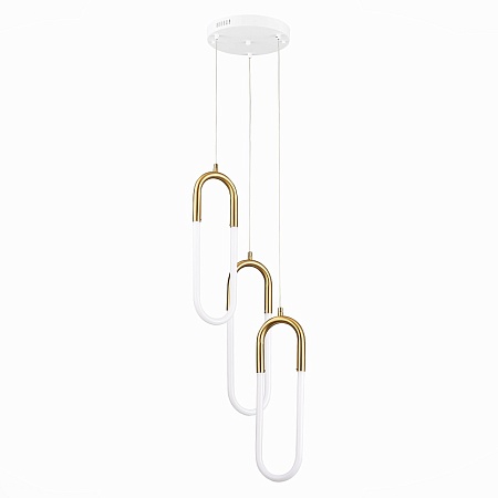 Светильник подвесной ST-Luce Латунь/Латунь, Белый LED 3*14W 3000K SL1579.303.03 - фото