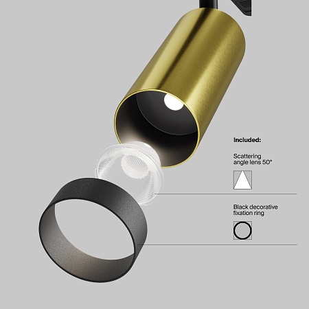 Трековый светильник Technical FOCUS LED TR021-1-12W3K-W-BBS - фото