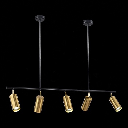 Светильник подвесной ST-Luce Черный/Латунь GU10 5*5W 4000K SL1206.413.05 - фото