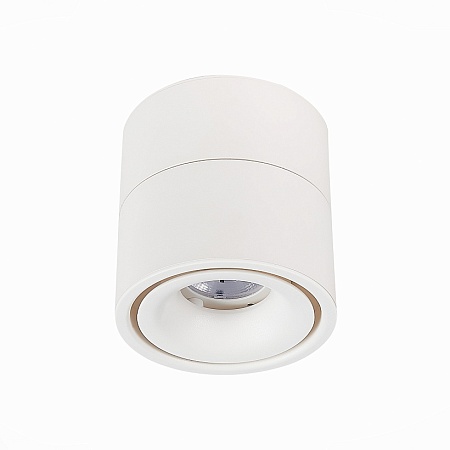 Светильник потолочный Белый LED 1*12W 3000K 1 000Lm Ra>90 36° IP20 D100xH105 170-240V ST652.532.12 - фото