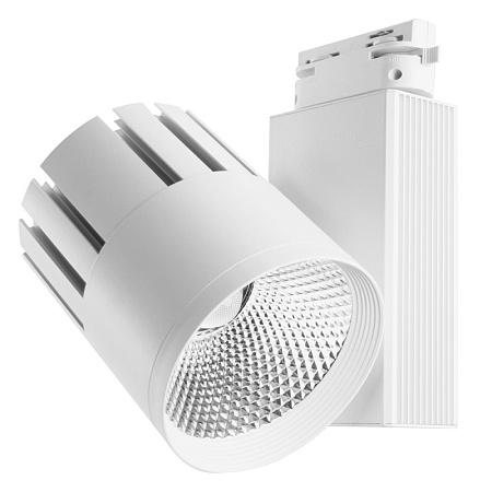 Светодиодный светильник Feron AL105 трековый однофазный на шинопровод 30W 4000K, 35 градусов, белый серия MarketBright - фото