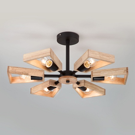 Потолочный светильник Eurosvet 70056/6 черный - фото