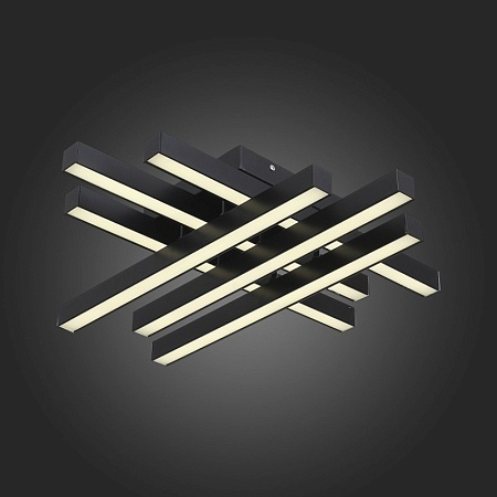 Люстра потолочная ST-Luce Черный/Белый,Черный LED 1*36W 3000K/4000K/6000K SL933.402.06 - фото