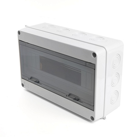 Бокс настенный STEKKER EBX50-1/15-65 15 модулей, пластик, IP65 - фото