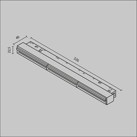 Трековый светильник Technical Parete TR106-2-18W3K-W - фото