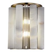 Светильник настенный ST-Luce Бронза, Прозрачный/Белый алебастр G9 2*5W SL1516.301.02