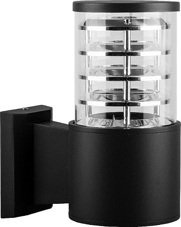 Светильник садово-парковый Feron DH0801, на стену вверх, E27 230V, черный - фото