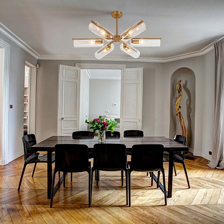 Потолочный светильник Eurosvet 70144/6 латунь - фото