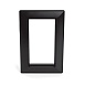 Рамка  2-местная (без перемычки),  пластик, STEKKER, PFR00-7012-05 , серия Катрин, черный - фото