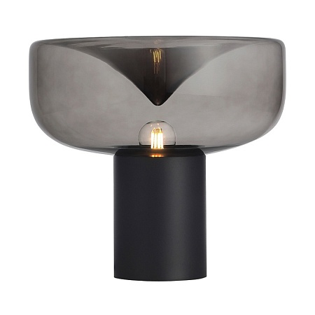 Прикроватная лампа ST-Luce Черный/Дымчатый E27 1*40W SL6014.404.01 - фото