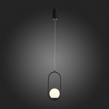 Подвес ST-Luce Черный/Белый LED 1*8W 4000K SL395.403.01 - фото