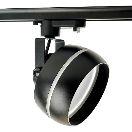 Светильник Feron AL168 трековый однофазный на шинопровод под лампу GX70, черный - фото