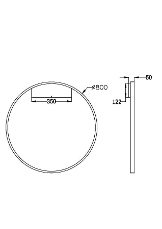 Настенный светильник (бра) Maytoni Rim MOD058WL-L50B3K - фото