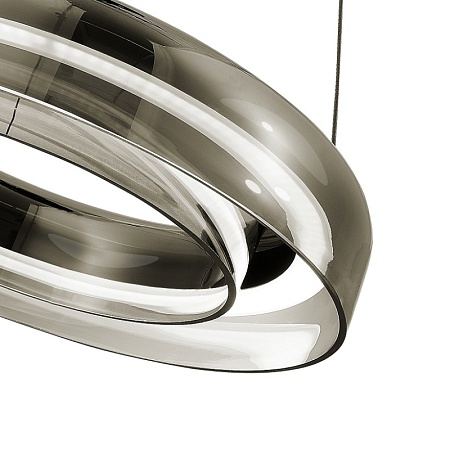 Светильник подвесной ST-Luce Черный/Дымчатый, Белый LED 1*18W 3000K SL6019.323.01 - фото