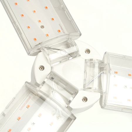 Лампа светодиодная 3-х лепестковая Feron LB-7000 E27 30W 175-265V красно-синий спектр - фото