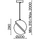 Подвесной светильник Freya Element FR5181PL-01BS - фото