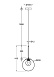 Подвесной светильник Maytoni Basic form MOD521PL-01G3 - фото