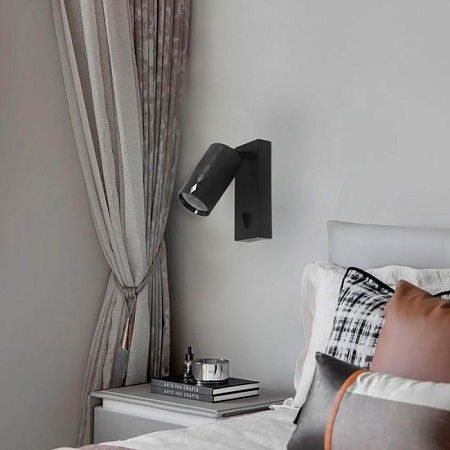 Светильник Feron ML1880 PRISM 35W, 230V, GU10, чёрный - фото