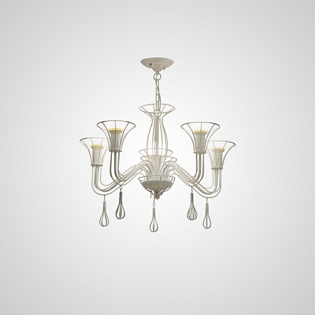 Подвесная Люстра Cast 5 White Imperiumloft 101410-26 - фото