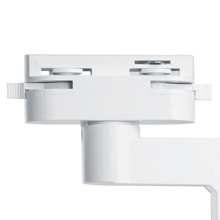 Светильник Feron AL193 трековый однофазный на шинопровод под лампу E27, белый - фото